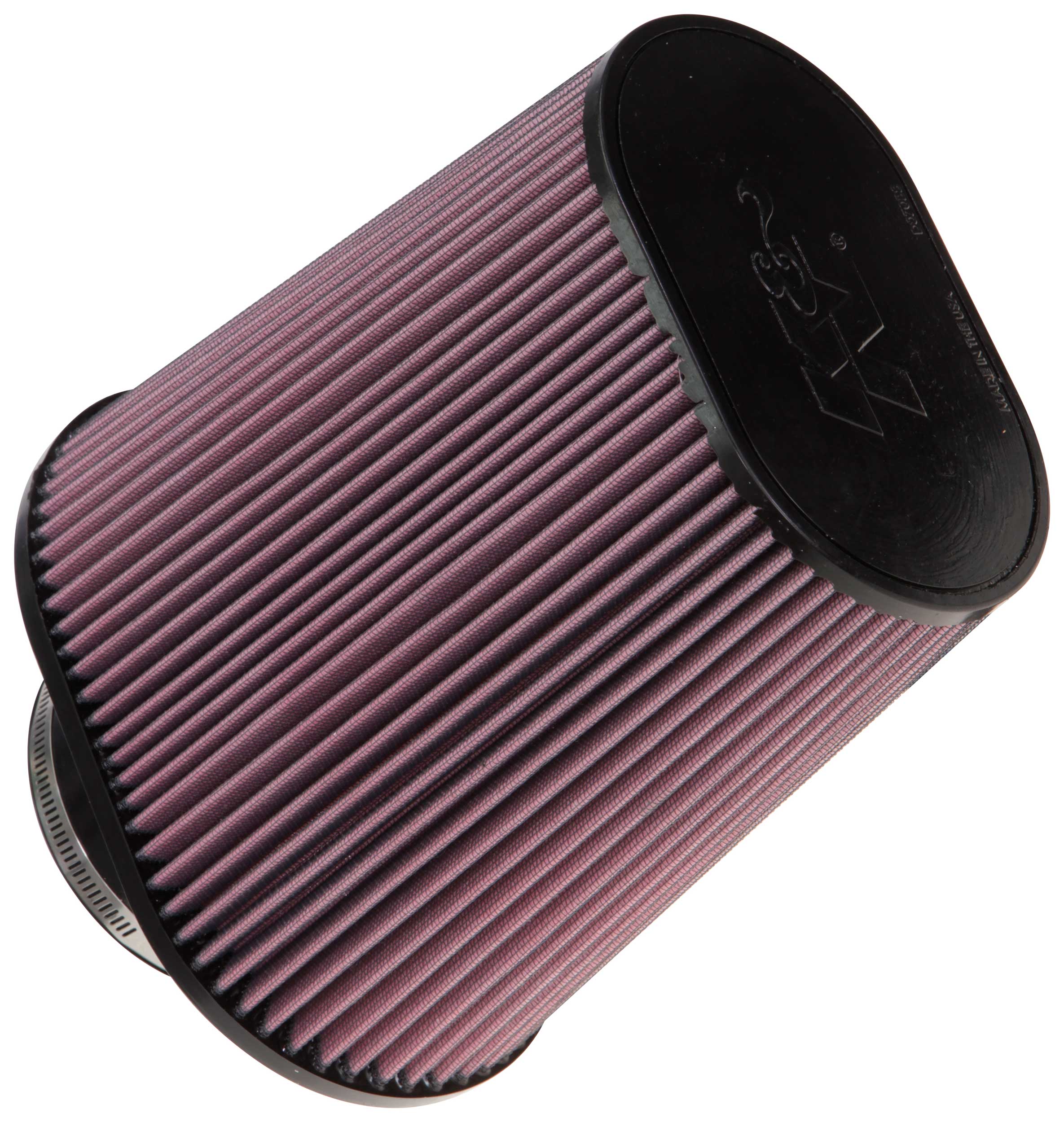 K&N - Universal Clamp-On Air Filter - 4-1/2"FLG, 6-1/4" X 9-1/4"B, 7" X 4-1/2"T,10"H (RU-1024)