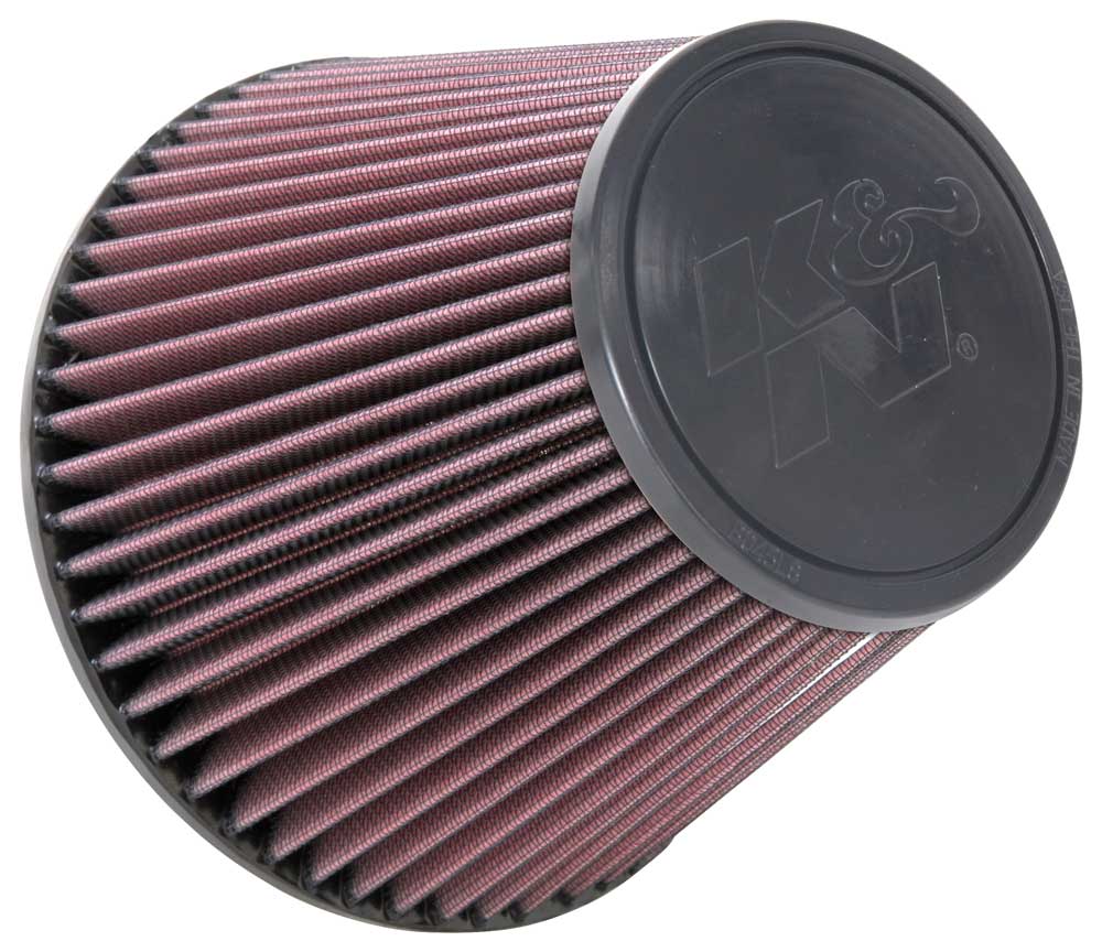 K&N - Universal Clamp-On Air Filter - 6"FLG, 7-1/2"B, 4-1/2"T, 6"H (RU-1048)