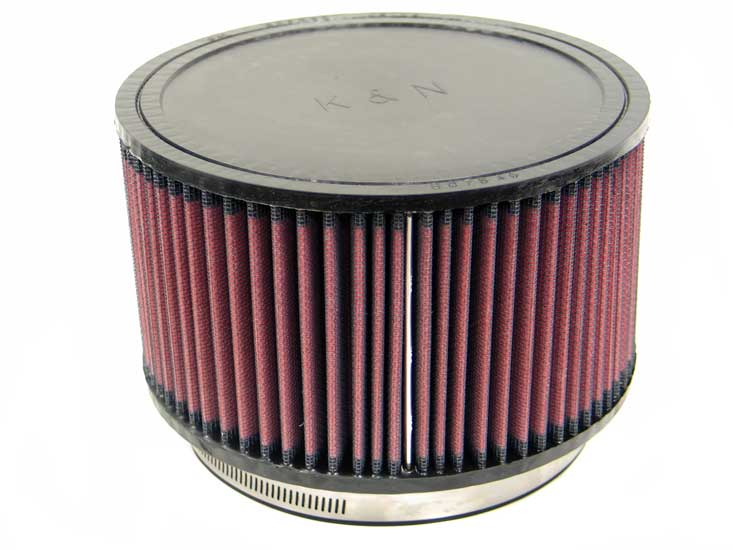 K&N - Universal Clamp-On Air Filter - 6"ID FLG X 1 L, 7-1/2"OD, 4-1/2"H (RU-1850)