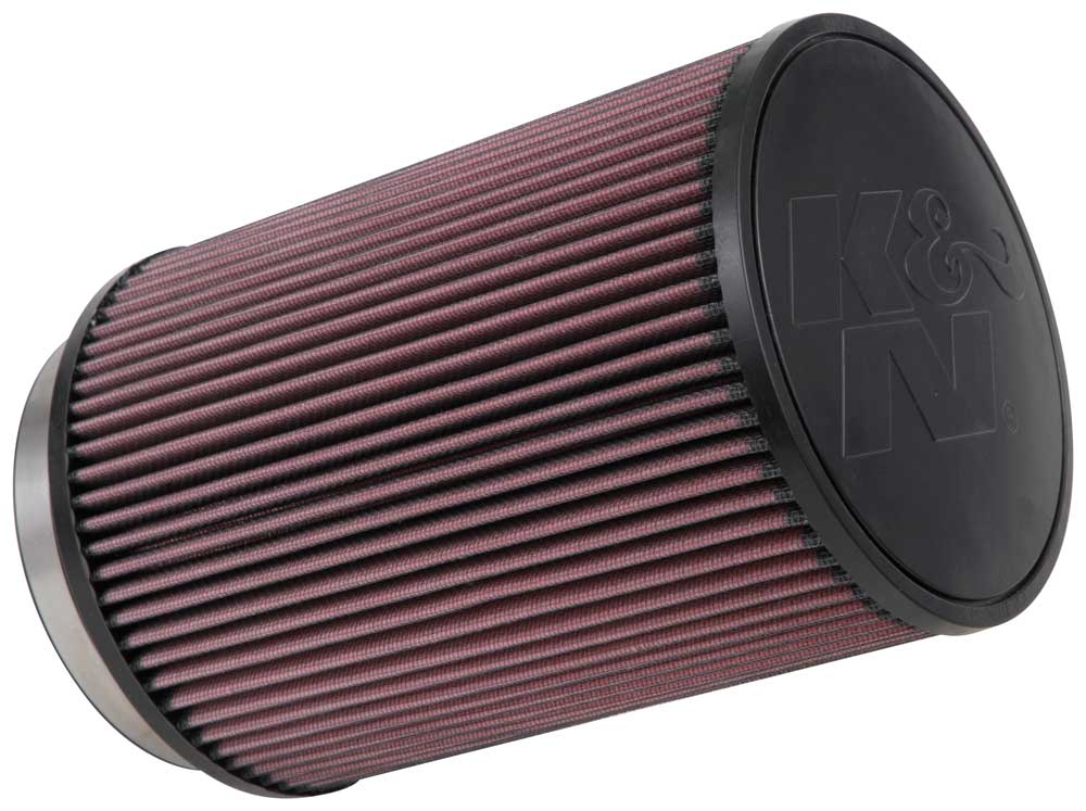 K&N - Universal Clamp-On Air Filter - 5"FLG, 6-1/2"OD, 9"H (RU-3020)