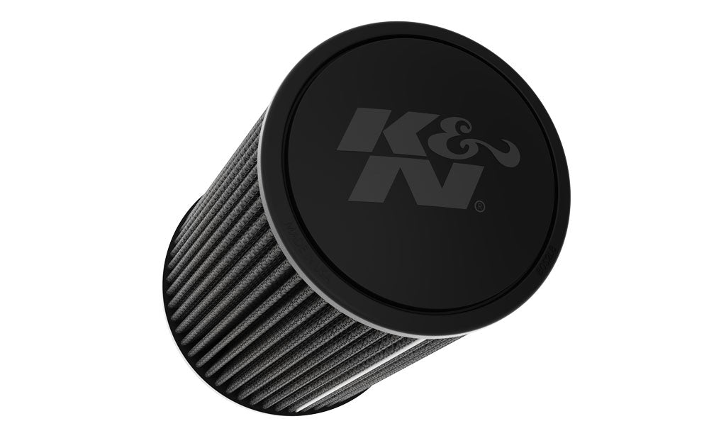 K&N - Universal Clamp-On Air Filter - 3"FLG, 6"B, 5-1/4"T, 9"H (RU-3109HBK)