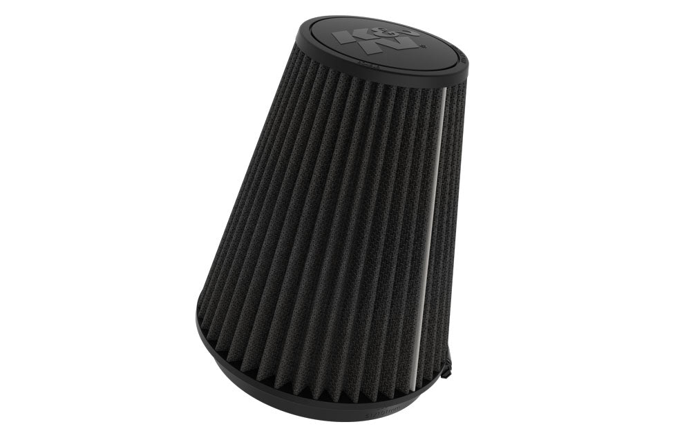 K&N - Universal Clamp-On Air Filter - 6"FLG, 7-1/2"B, 4-1/2"T, 9"H (RU-3115HBK)