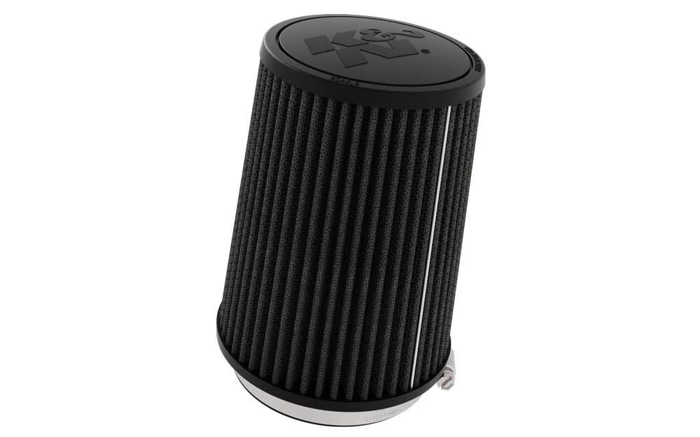 K&N - Universal Clamp-On Air Filter - 4"FLG, 5-3/8"B, 4-1/2"T, 7"H (RU-3116HBK)