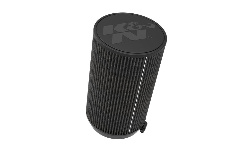 K&N - Universal Clamp-On Air Filter - 6"ID FLG, 7-1/2"OD, 12"H (RU-3124HBK)