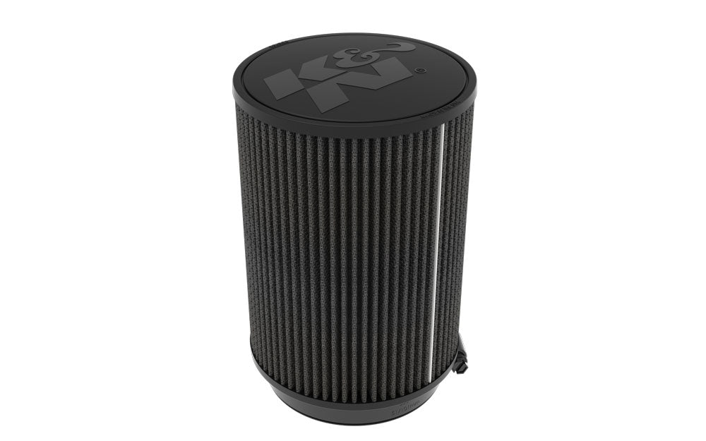 K&N - Universal Clamp-On Air Filter - 5"FLG, 6-1/2"OD; 9" H (RU-3127HBK)