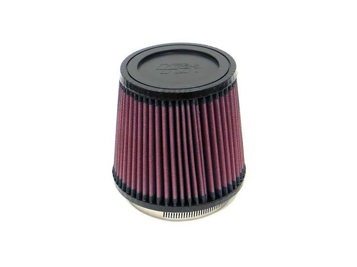 K&N - Universal Clamp-On Air Filter - 3-3/4"FLG, 5-3/8"B, 4-3/8"T, 5"H (RU-4250)