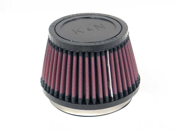 K&N - Universal Clamp-On Air Filter - 3-1/2"FLG, 4-5/8"B, 3-1/2"T, 3"H (RU-4410)