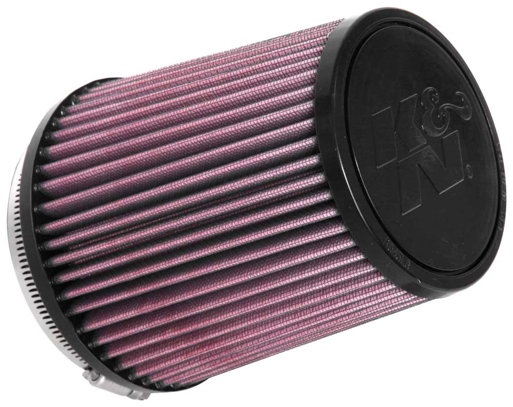 K&N - Universal Clamp-On Air Filter - 4"FLG, 5-3/8"B, 4-1/2"T, 6"H (RU-4550)