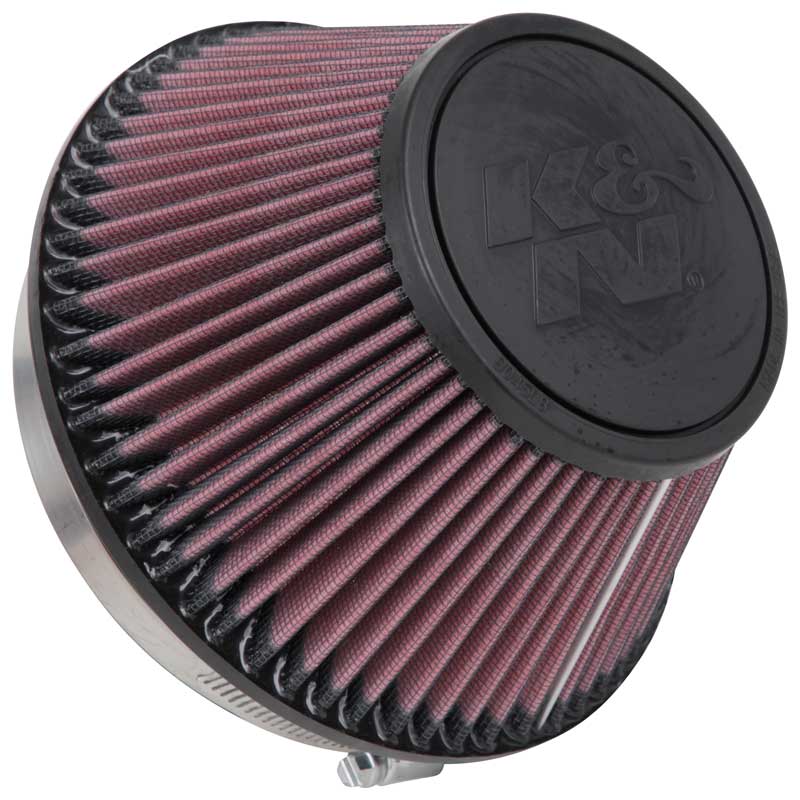 K&N - Universal Clamp-On Air Filter - 6"FLG, 7-1/2"B, 4-1/2"T, 4"H (RU-4600)