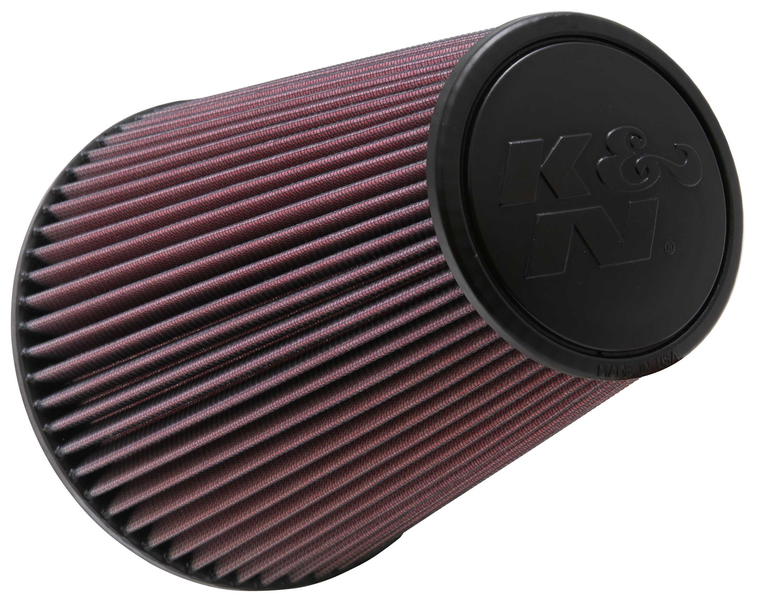 K&N - Universal Clamp-On Air Filter - 6"FLG, 7-1/2"B, 4-1/2"T, 9"H (RU-5046)