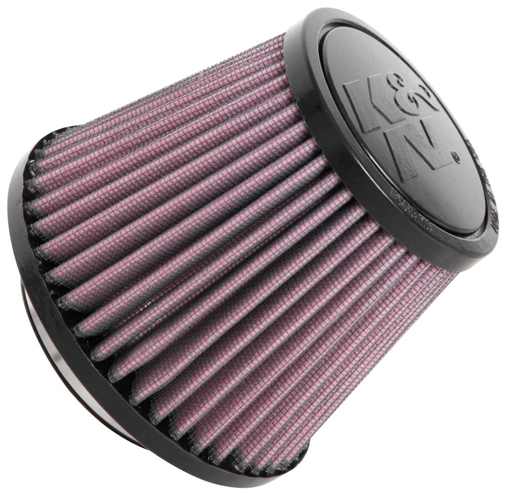 K&N - Universal Clamp-On Air Filter - 2-3/4"FLG, 5-1/16"B, 3-1/2"T, 4"H (RU-5128)