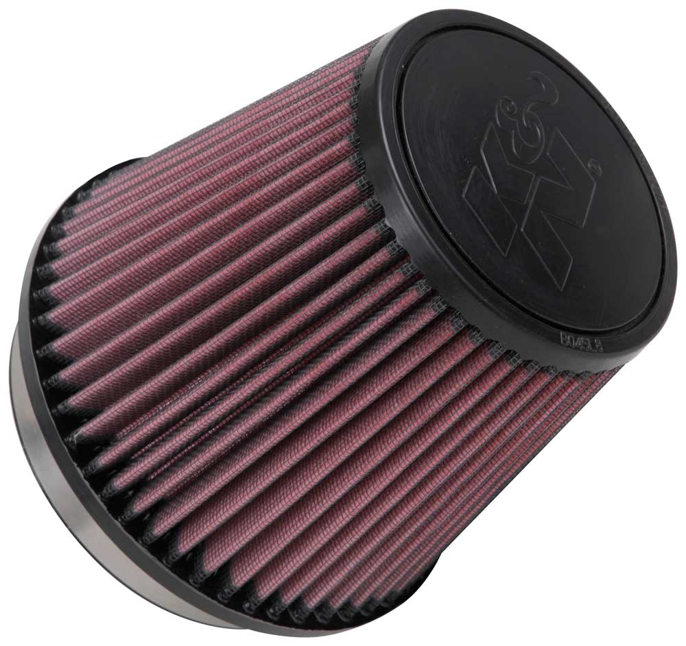 K&N - Universal Clamp-On Air Filter - 5"FLG, 6-1/2"B, 4-1/2"T, 5-1/2"H (RU-5147)