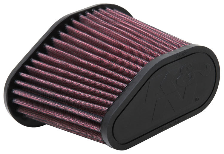 K&N - Universal Clamp-On Air Filter - 2-3/4" FLG, 6-9/16 X 3-7/8 BASE; 5-3/16 X 2-1/2" TOP; 5-5/16" H (RU-5281)