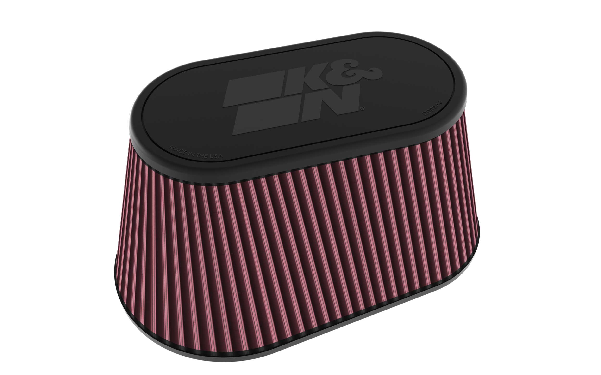 K&N - Universal Clamp-On Air Filter - 4-1/2"FLG, 11-1/2"X 7"B, 9" X 4-1/2"T, 6"H (RU-5297)