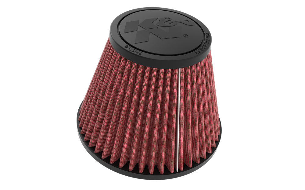 K&N - Universal Clamp-On Air Filter - 80MM FLG, 147MM B, 89MM T, 115MM H, W/ VENT (RU-9670)