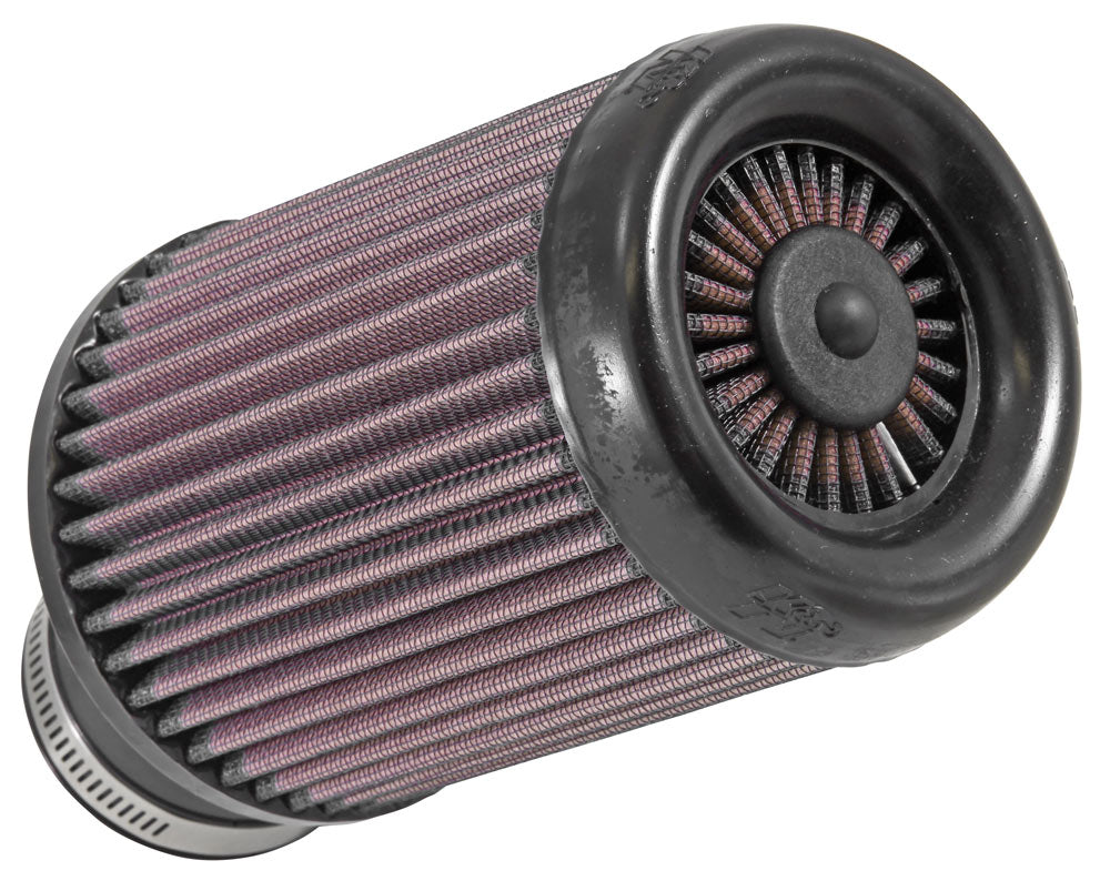 K&N - Universal X-Stream Clamp-On Air Filter - 2-7/16"20 DEG FLG, 4-1/2"B, 4"T, 6-1/8"H, ,X-STREAM (RX-3800)
