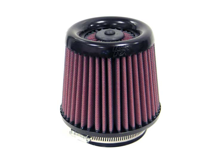 K&N - Universal X-Stream Clamp-On Air Filter - 3-5/16"FLG, 4-7/8"B, 4"T, 4-1/4"H (RX-4120-1)