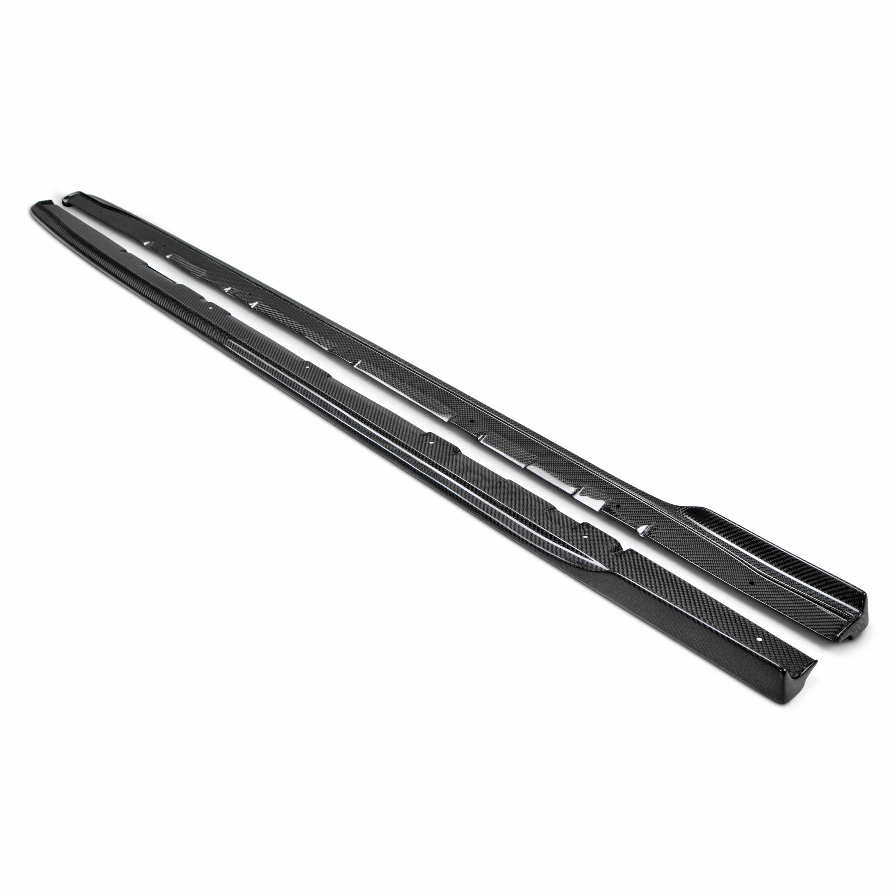 Image of MB-style carbon fiber side skirts for 2015-2021 Subaru WRX/STi