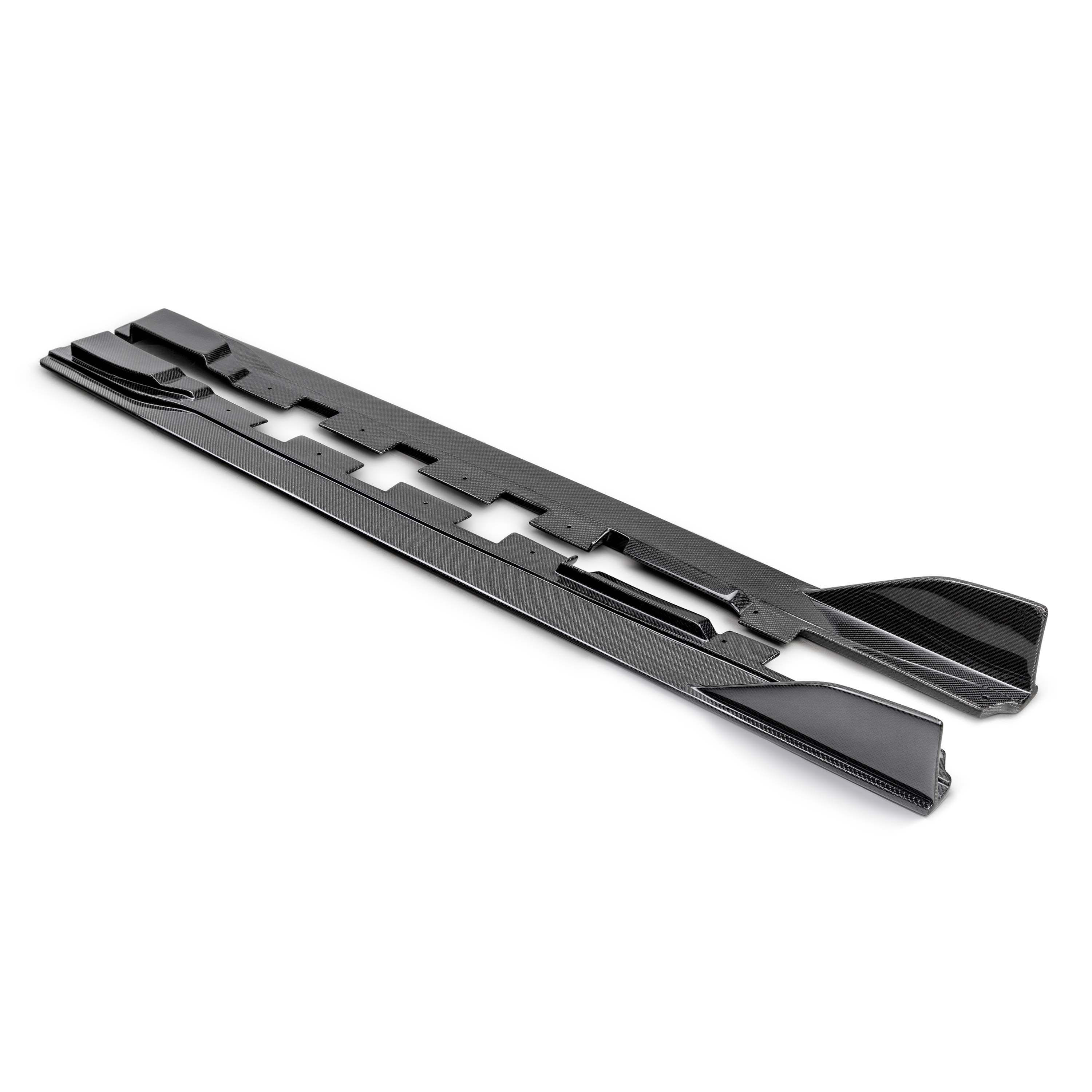 Image of MB-style carbon fiber side skirts for 2022-2024 Toyota GR86 / Subaru BRZ