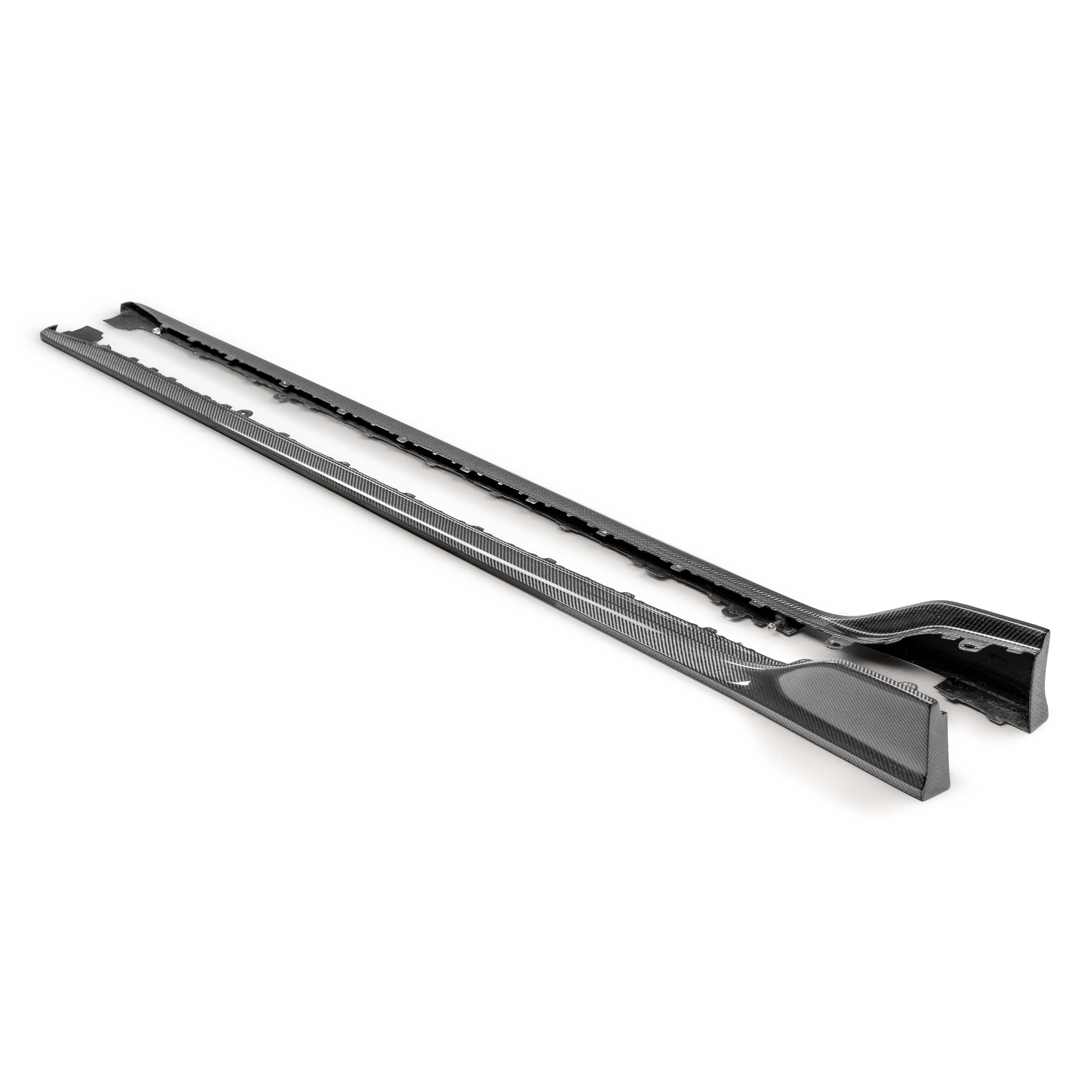 Image of MB-style carbon fiber side skirts for 2023-2024 Honda Civic Type R