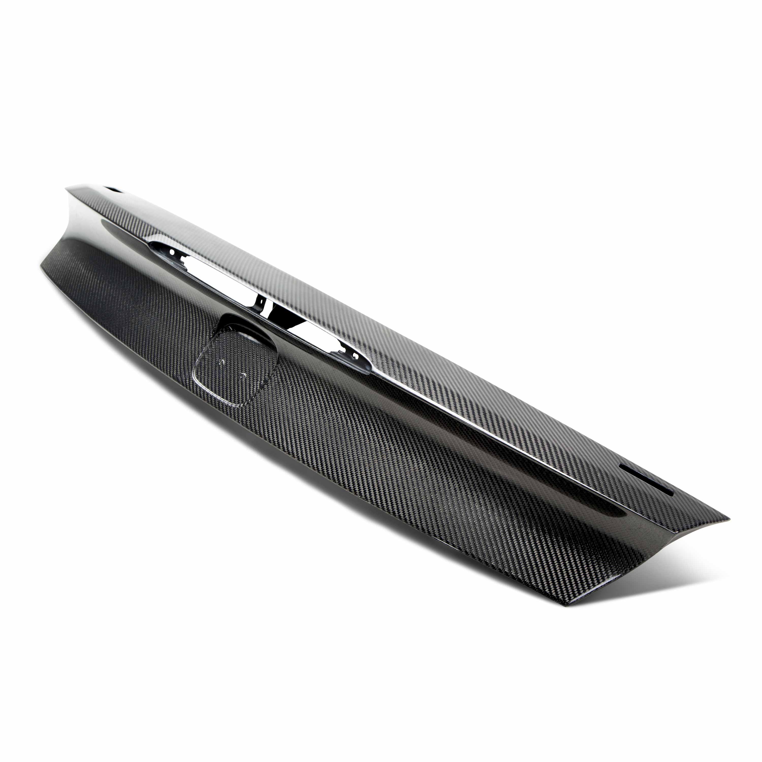 Image of OE-Style carbon fiber trunk garnish for 2014-2015 Honda Civic 2DR Si