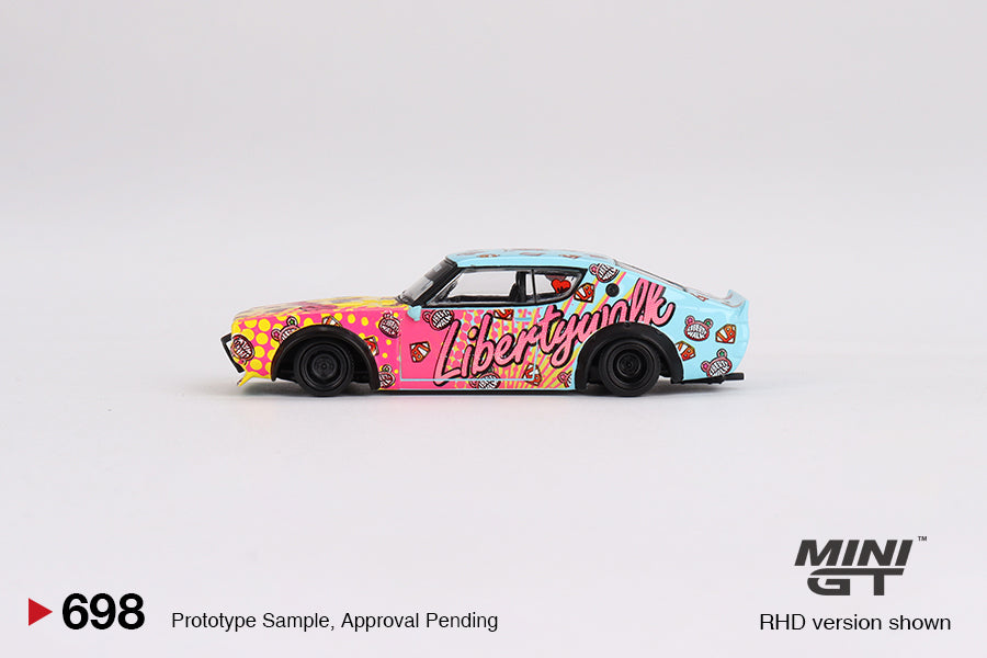 Mini GT - 1/64 LB?Works Nissan Skyline Kenmeri Liberty Walk (LBWK KUMA)
