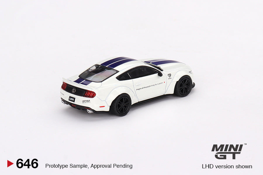 Mini GT - 1/64 LB?Works Ford Mustang (White)