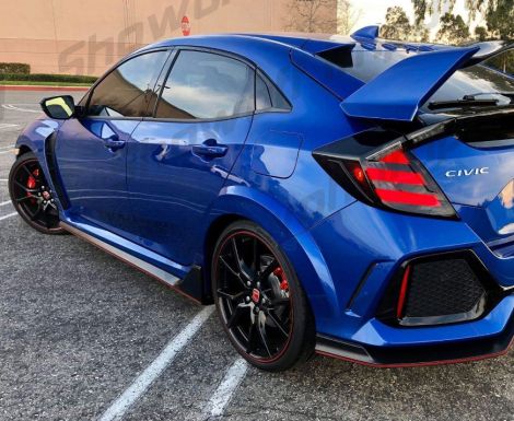 Honda Civic FK7/FK8 LED Tail Lights Medium Smoke + E Mark