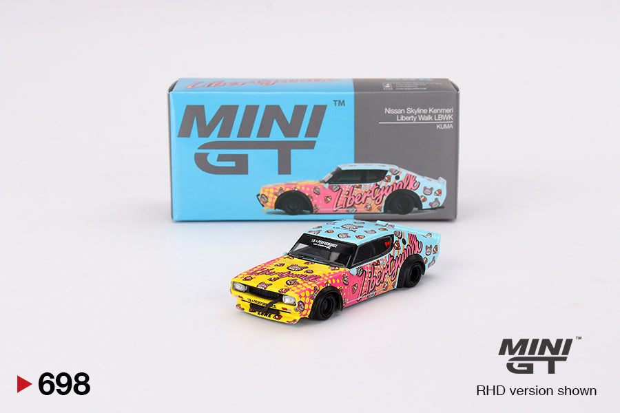 Mini GT - 1/64 LB?Works Nissan Skyline Kenmeri Liberty Walk (LBWK KUMA)
