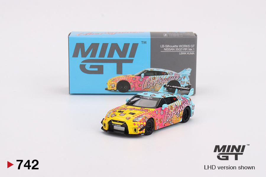 Image of Mini GT - 1/64 LB-Silhouette Works GT Nissan 35GT-RR Ver.1 (LBWK KUMA)