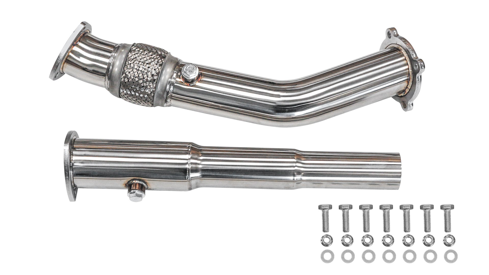 Image of Audi TT A3 VW Golf 4 1.8T FWD 99-04 Downpipe Decat 76mm