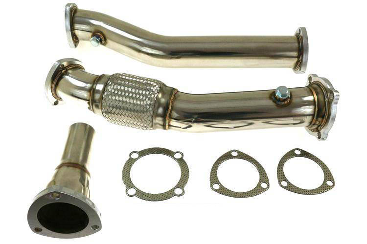 Image of Audi TT A3 VW Golf 4 1.8T AWD 97-06 Downpipe Decat 77mm