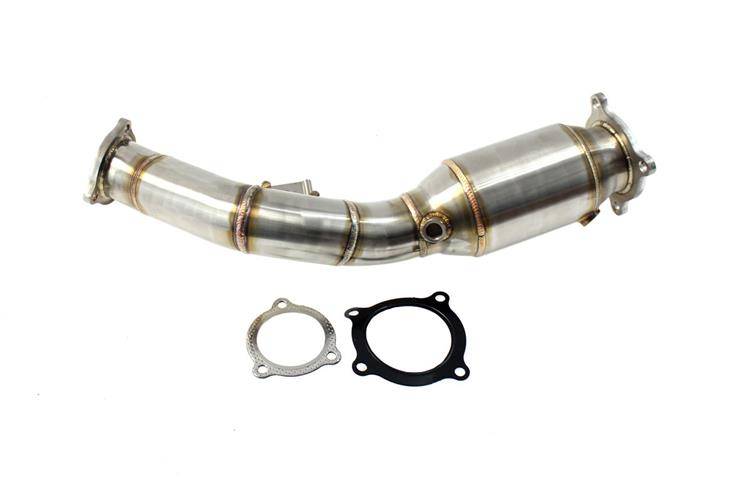 Image of Audi A4 B8 A5 8T 07-15 Stainless Steel Downpipe 70mm