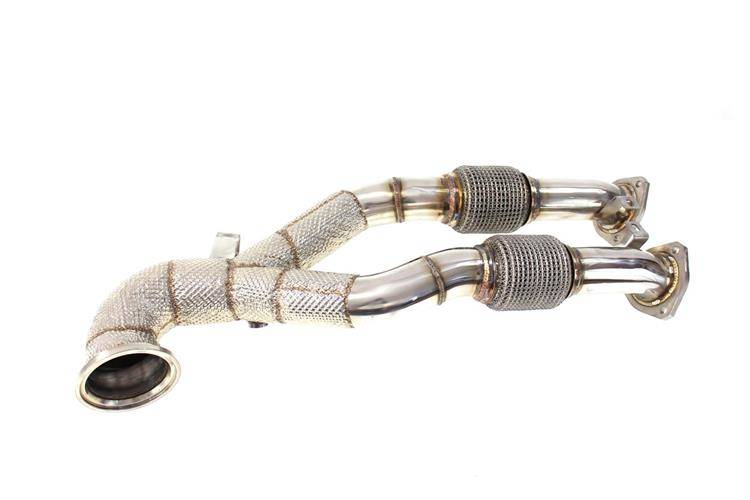 Image of Audi TTRS RS3 8V 2.5TFSI 12-20 Downpipe+Heat Shield 60mm