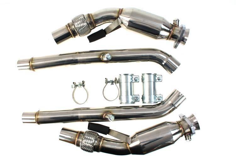 Image of Audi S4 4.2l Quattro B6 B7 03-04 Performance Downpipe 65mm