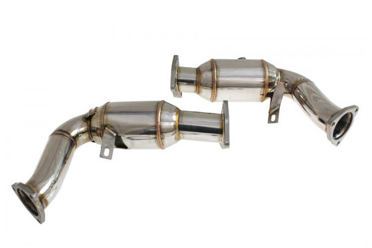 Image of Audi S4 S5 A6 A7 A8 B8 Q5 SQ5 3.0 TFSI 09-16 Downpipe 63mm