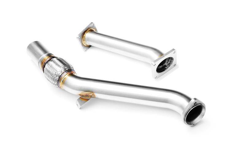 Image of BMW E60 E61 525D 530D M57N 02-07 Euro 3 Downpipe 63.5mm