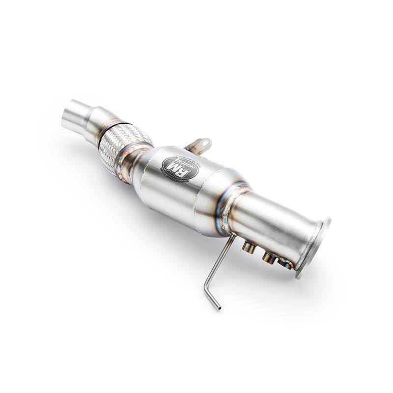 Image of BMW E90 E91 E92 E93 M57N2 05-11 Silencer + Downpipe 76mm