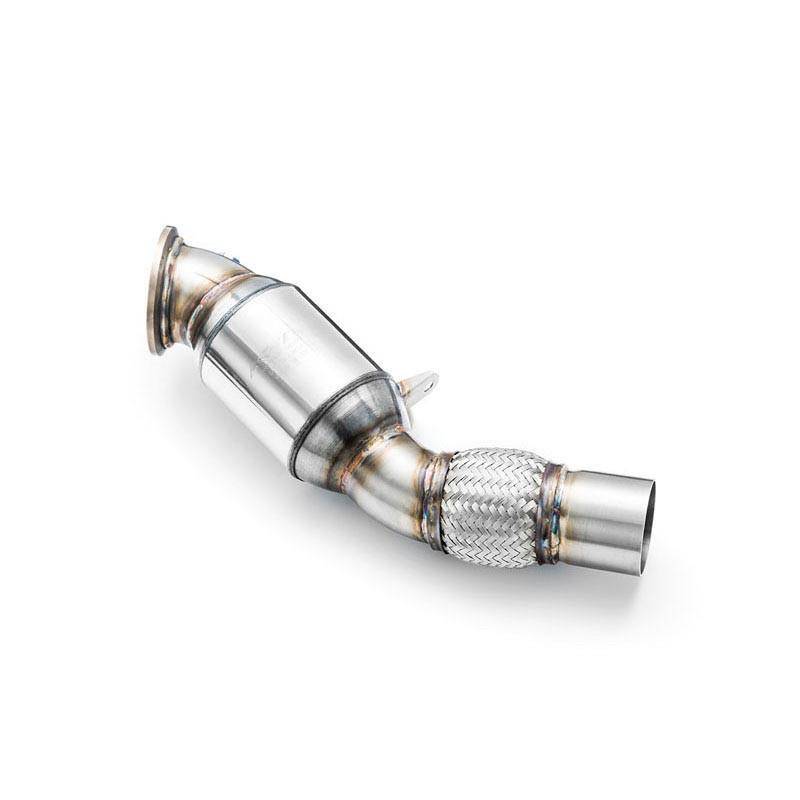 Image of BMW F20 F21 LCI 120i 125i 12-19 + Silencer Downpipe 88.9mm