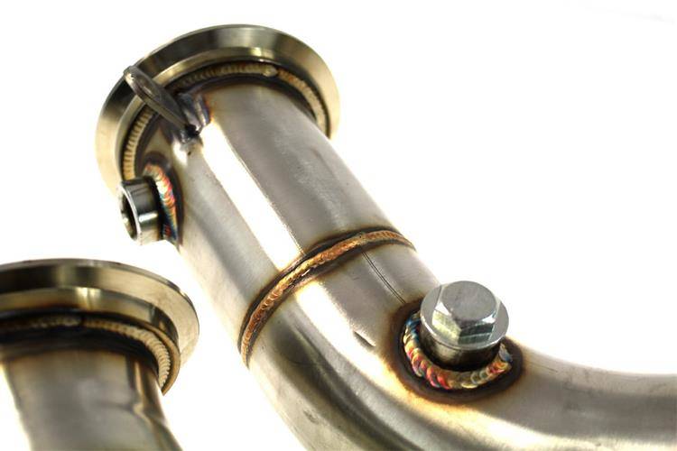 Image of BMW F85 F86 X5M X6M 15-17 Performance Downpipe Decat 76mm