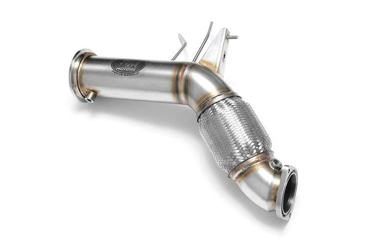Image of BMW F01 F02 F10 F11 550d 750D N57X 10-16 Downpipe 90mm