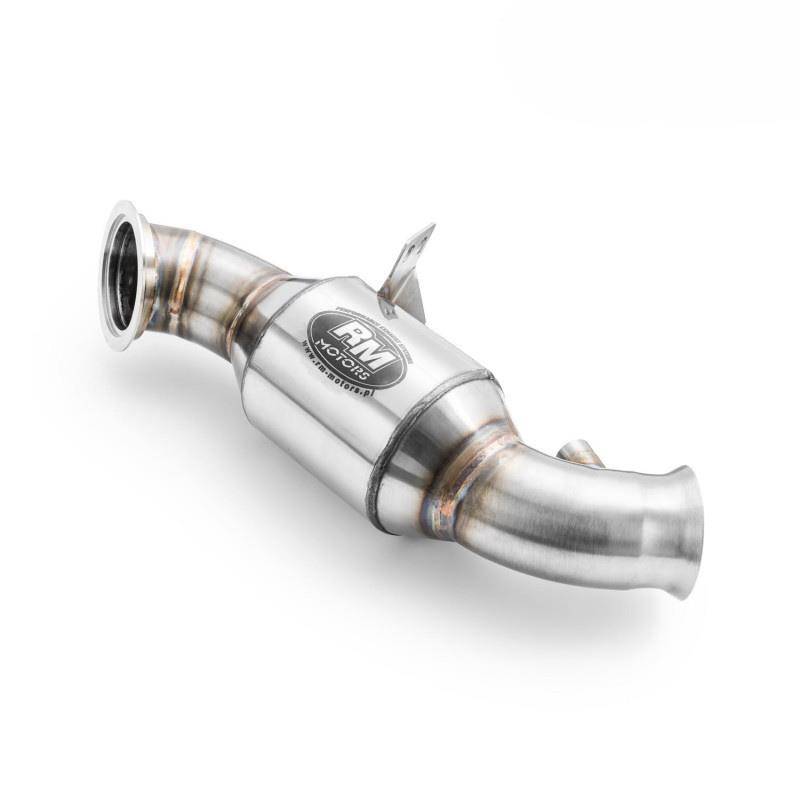 Image of Mercedes W205 C200 2.0 T 14-21 Silencer + Downpipe 76mm