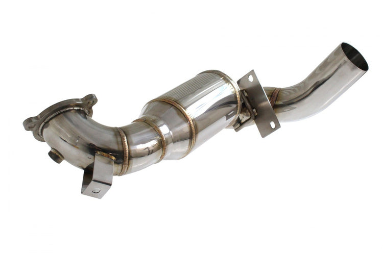 Image of BMW F Series 650I N63 S63 12-17 Downpipe+Heat Shield 76mm