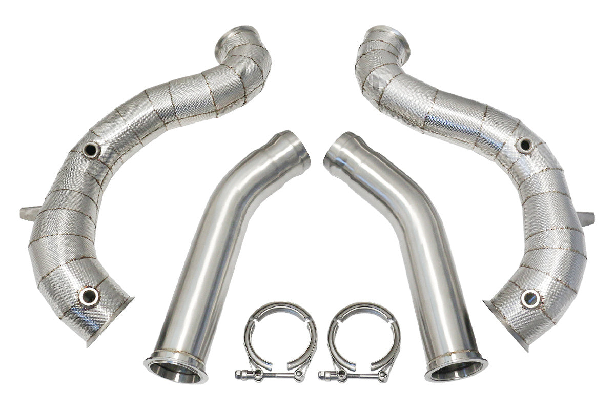 Image of Mercedes C63 W205 AMG 15-21 Performance Downpipe 100mm V1