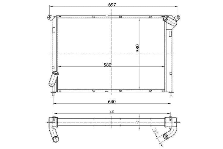 BMW Mini Cooper S R52 R53 02-06 1.6 Racing Radiator