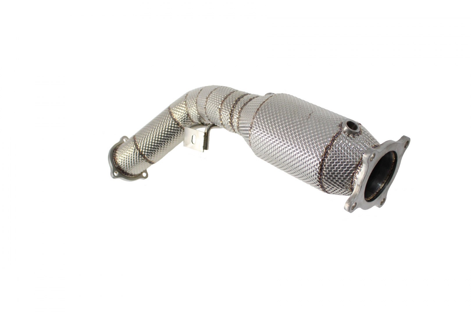 Image of Audi Q5 2.0TFSI 08-12 Performance Downpipe+Heat Shield 76mm