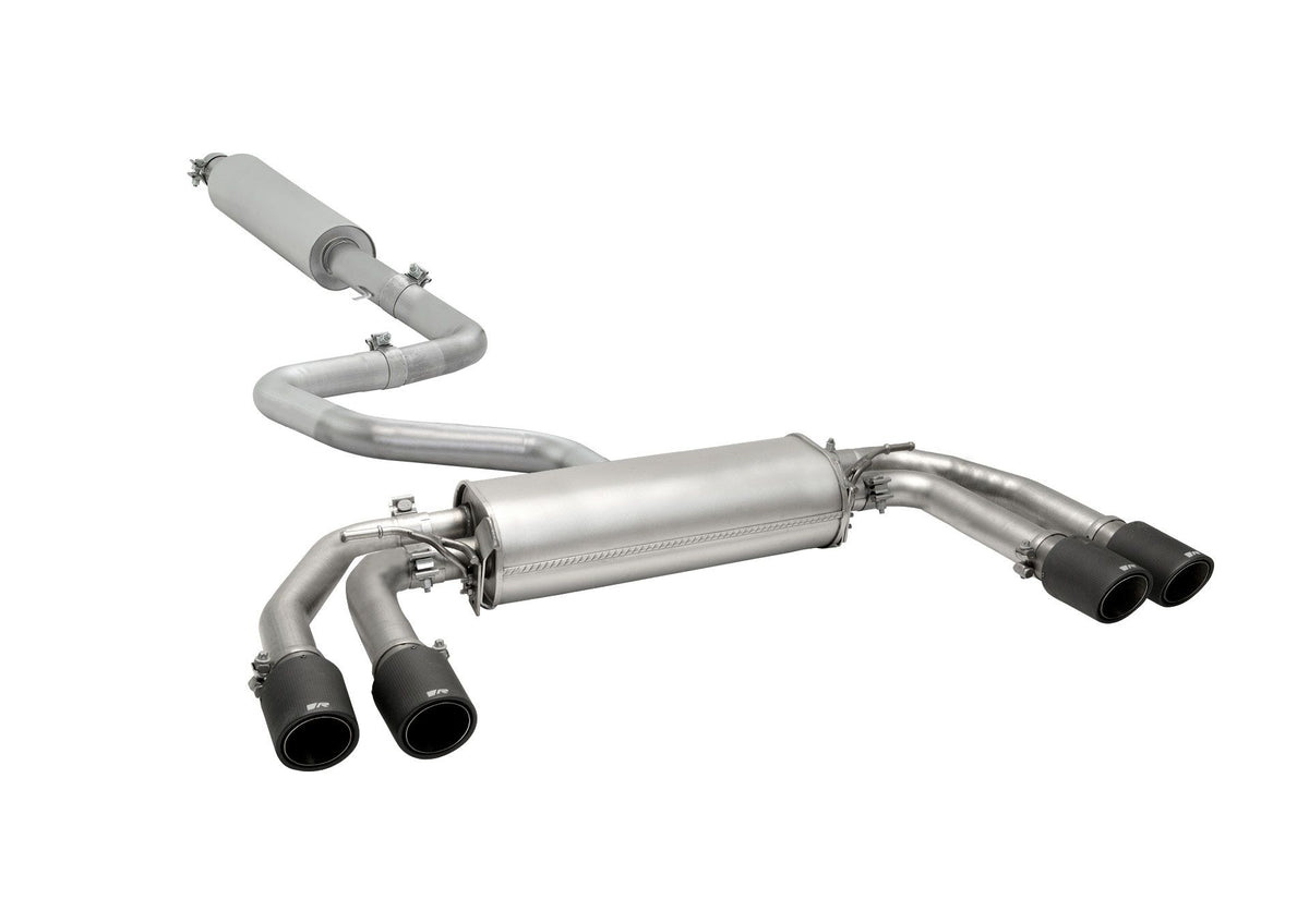 GPF-Back Exhaust System for CUPRA Leon SP KL E-Hybrid Racing Non-Resonated | 4x GT Black Tips