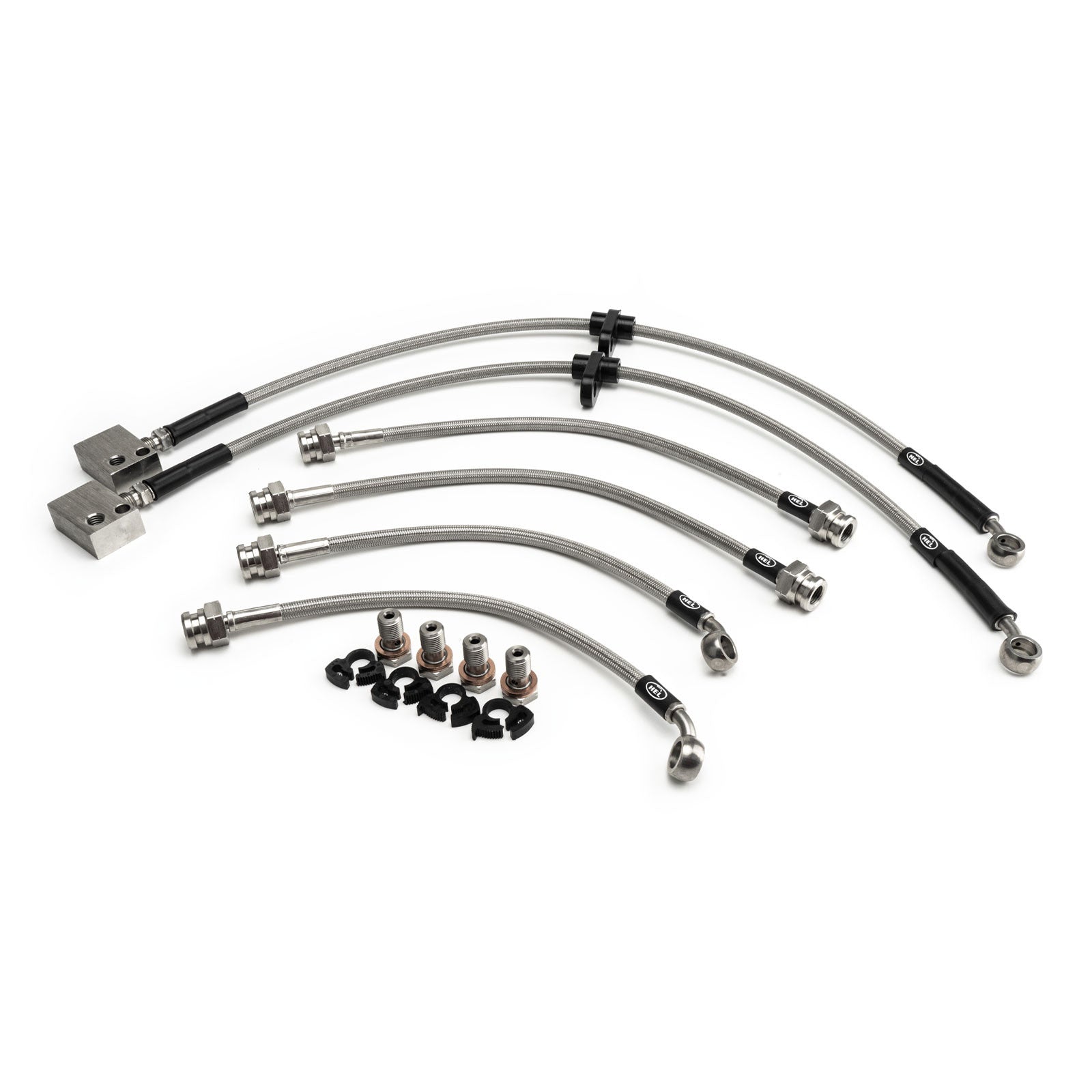 Image of Honda Jazz 1.4 08+ Braided HEL Brakelines (6x)