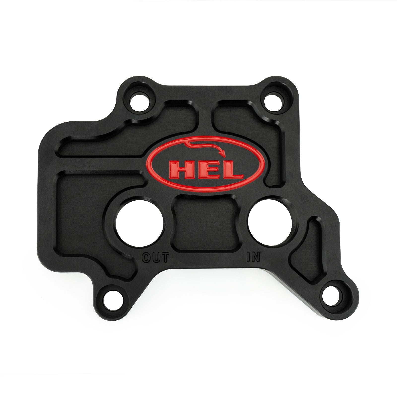 Image of Audi/Seat/Skoda/VW EA113 Engine Oil Take Off Plate+Adap. HEL