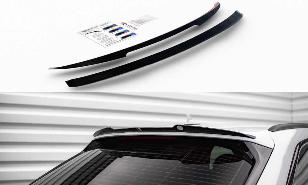 Image of Spoiler Cap Audi A6 S-Line / S6 C8 Avant - Gloss Black